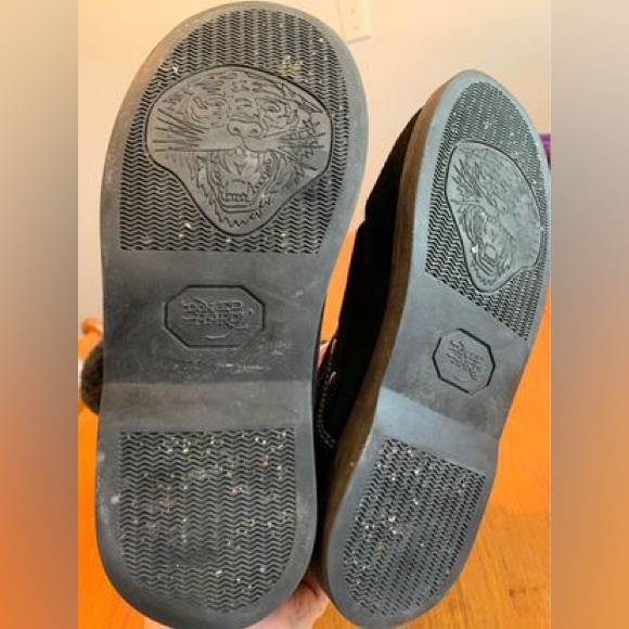 Ed Hardy Designs Candy Skull women’s “UGG” style boots Sz. 6 - Picture 5 of 8